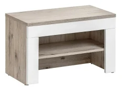 Móvel de entrada - ONYX 5 - Cores carvalho e branco