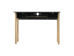 Móvel de entrada Extensio Hallway Carvalho e Cinza 111 cm