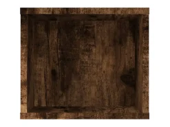 Móvel de parede para TV em carvalho fumado 100 x 30 x 26,5 cm madeira de engenharia castanha 02_0024286