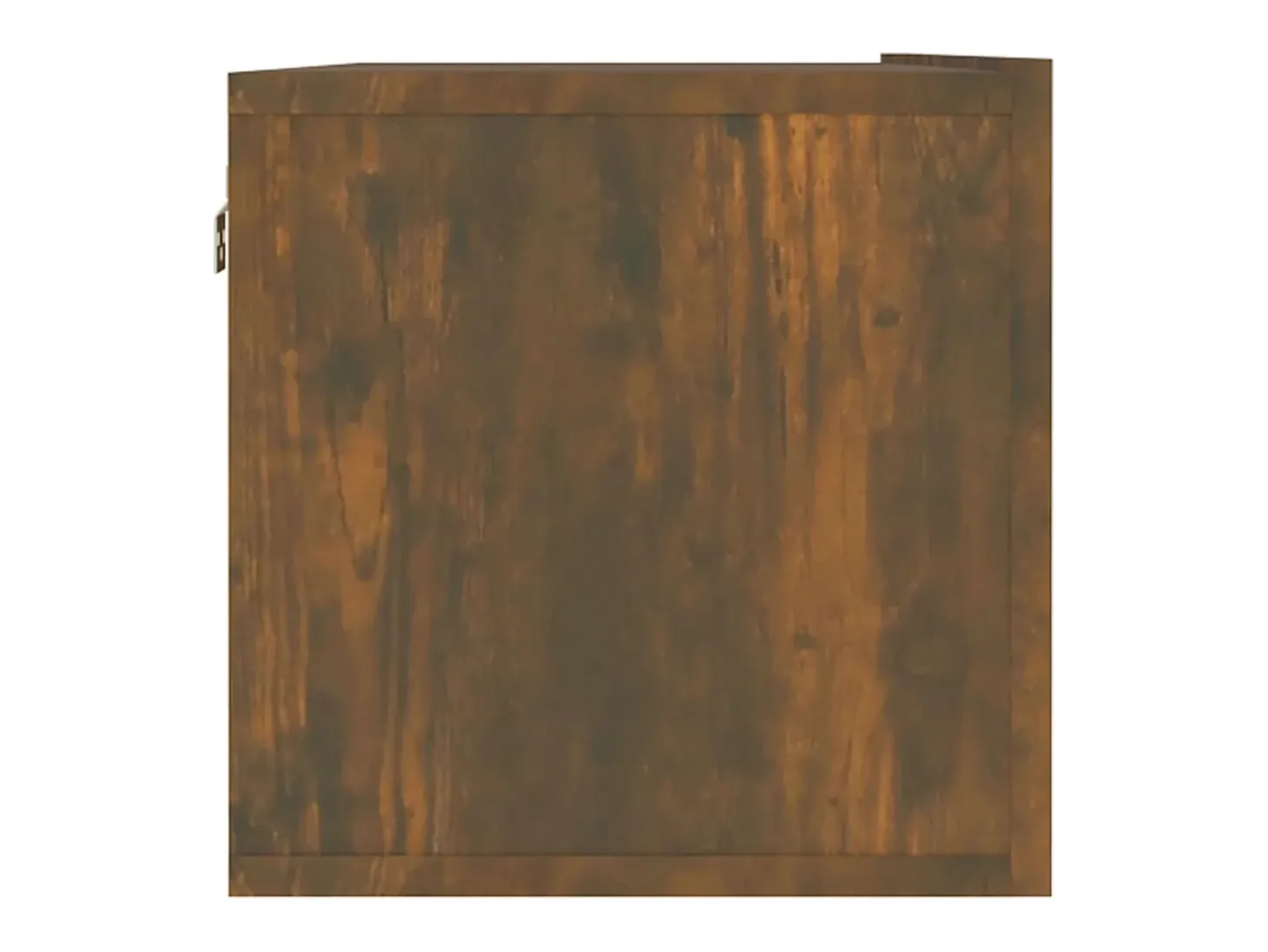 Móvel de parede para TV em carvalho fumado 120 x 30 x 30 cm madeira de engenharia castanha 02_0024280
