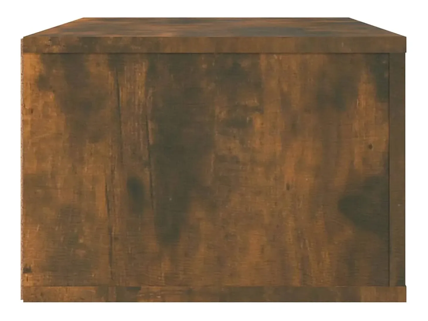 Móvel de parede para TV em carvalho fumado 80 x 36 x 25 cm madeira de engenharia castanha 02_0024288
