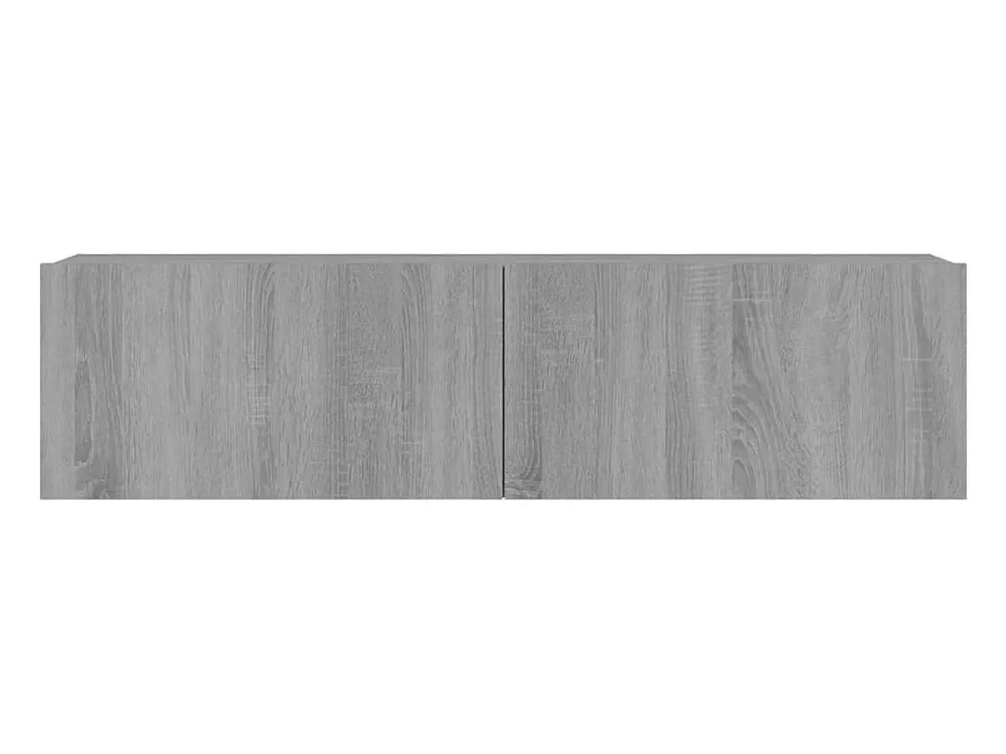 Móvel de parede para TV Sonoma 120 x 30 x 30 cm madeira engenheirada cinza 02_0024282