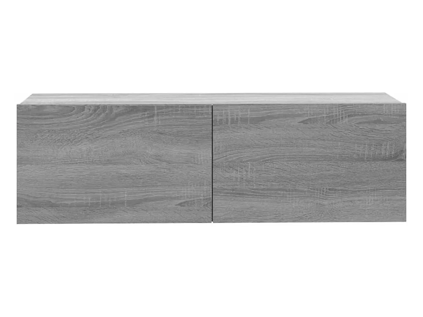 Móvel de parede para TV Sonoma 100 x 30 x 30 cm madeira engenheirada cinza 02_0024281
