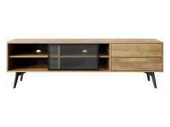 Móvel de TV : carvalho barroco dourado, 180 x 54 x 39 cm