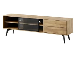 Móvel de TV : carvalho barroco dourado, 180 x 54 x 39 cm