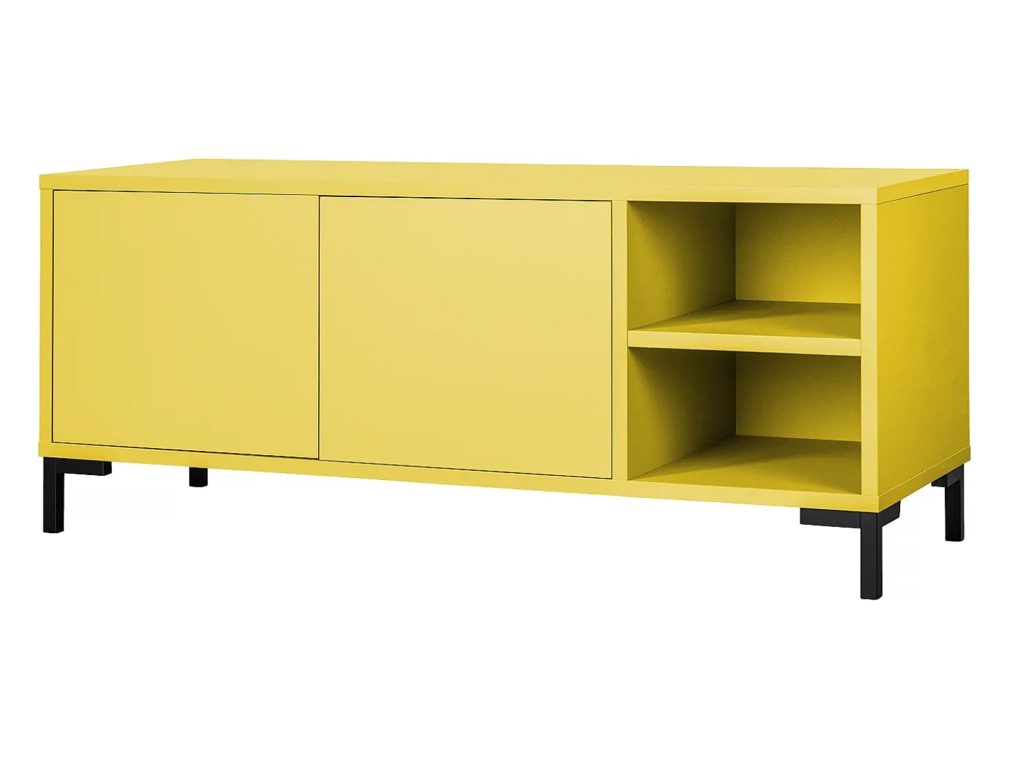 Móvel de TV 113 cm amarelo MIRKO