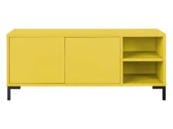 Móvel de TV 113 cm amarelo MIRKO