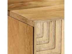 Móvel de TV castanho 105x33x46 cm madeira de mangueira maciça