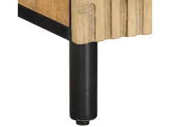Móvel de TV castanho 105x33x46 cm madeira de mangueira maciça