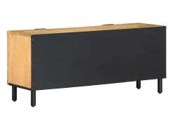 Móvel de TV castanho 105x33x46 cm madeira de mangueira maciça