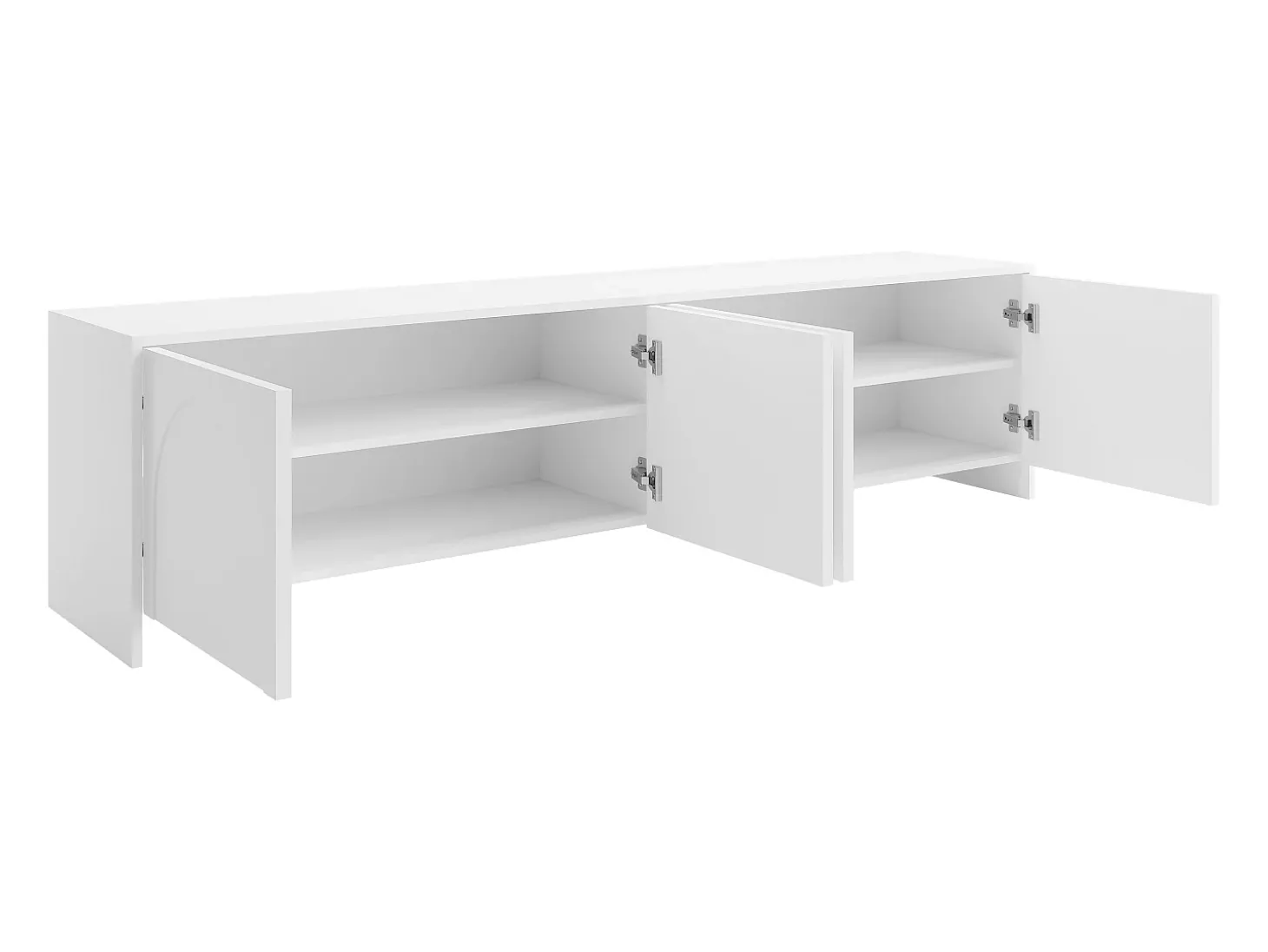 Móvel de TV com 4 portas - Branco - NALYRA de Maison Céphy