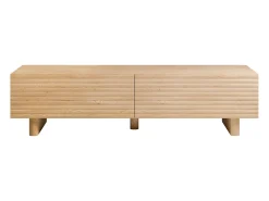 Móvel de TV com 2 portas 180 cm em MDF - Natural - LUDIMA