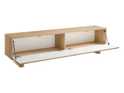 Móvel de TV com 2 portas 180 cm em MDF - Natural - LUDIMA