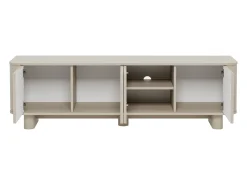 Móvel de TV com 4 portas - Taupe - BRISTANA