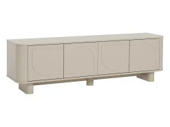 Móvel de TV com 4 portas - Taupe - BRISTANA