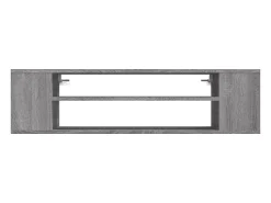 Móvel de TV de parede Sonoma 100 x 30 x 26,5 cm madeira industrializada cinza 02_0024289
