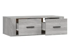 Móvel de TV de parede Sonoma 80 x 36 x 25 cm madeira industrializada cinza 02_0024291