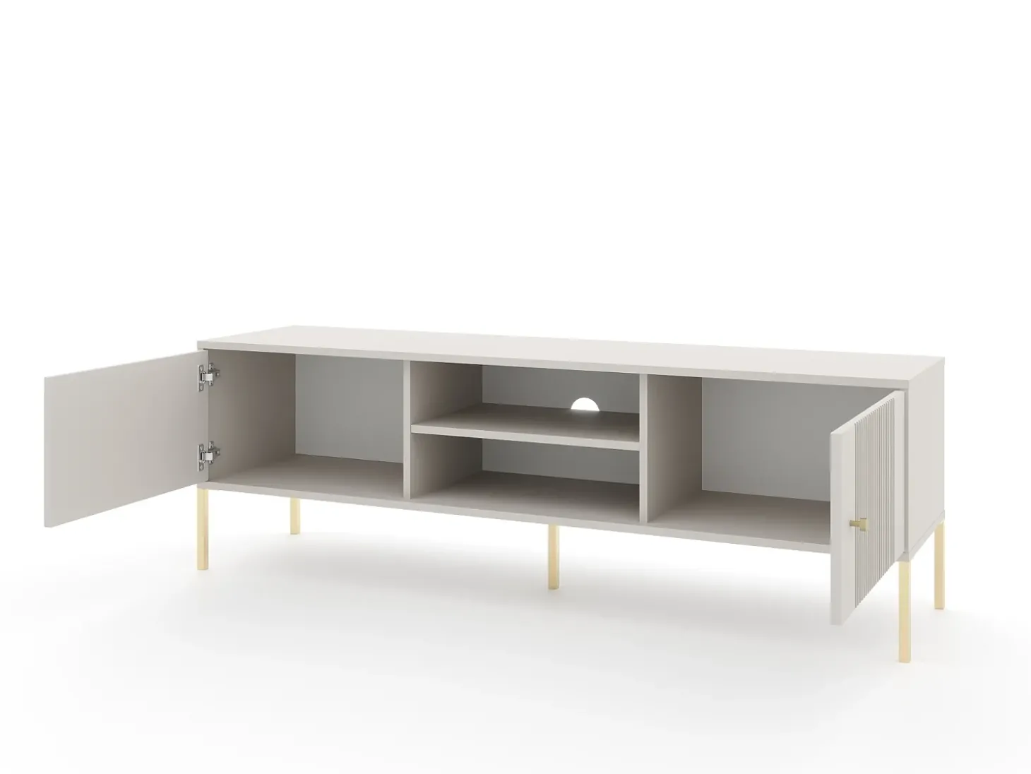 Móvel de TV Iseo caxemira/dourado/dourado