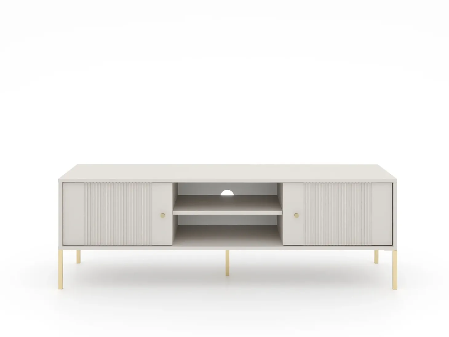Móvel de TV Iseo caxemira/dourado/dourado