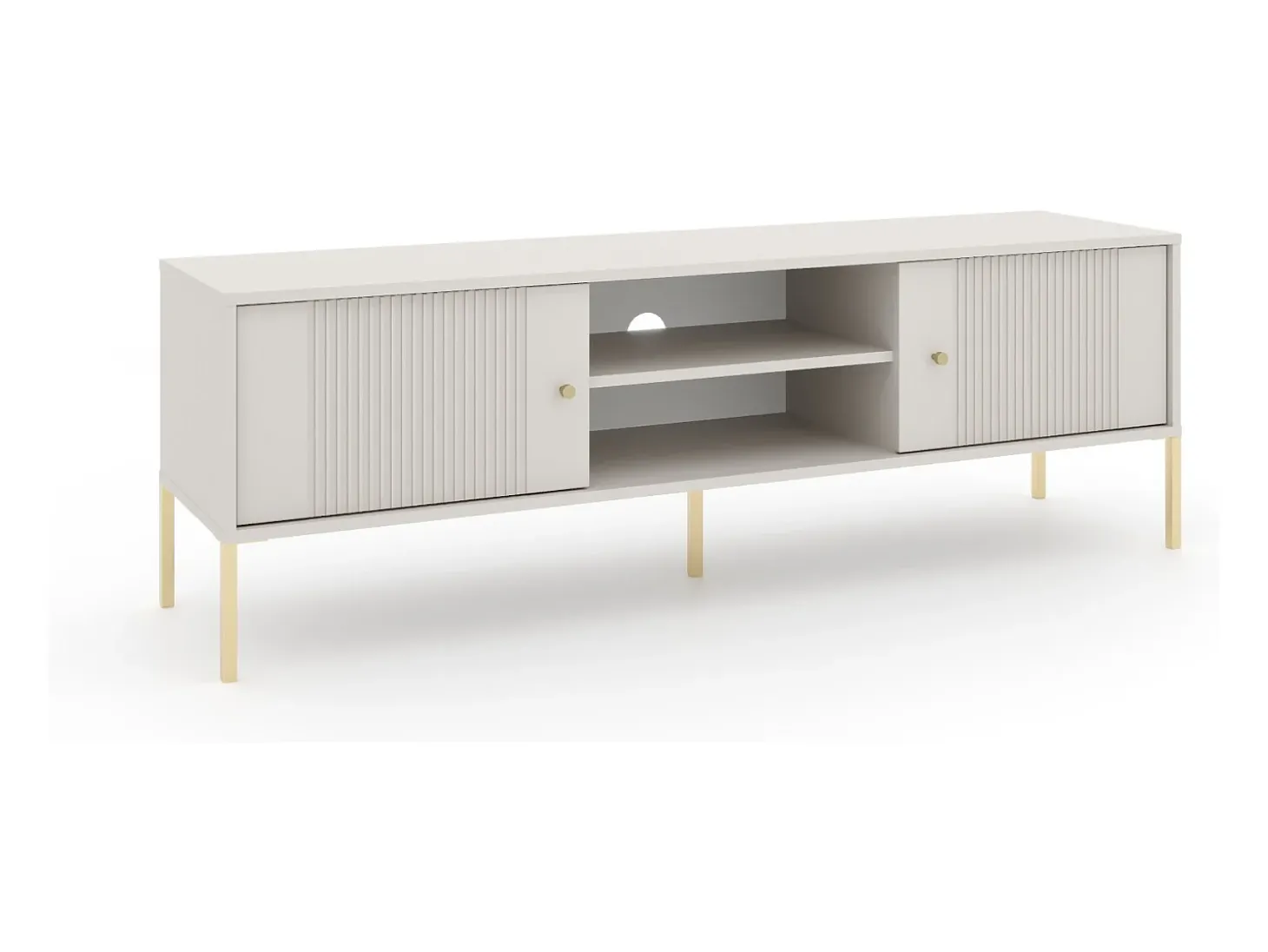 Móvel de TV Iseo caxemira/dourado/dourado