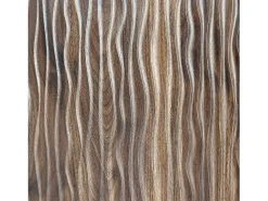 Móvel de TV moderno - 180 x 38 x 50 cm - com 2 portas com padrão de ondas de água + 3 gavetas - MDF - preto