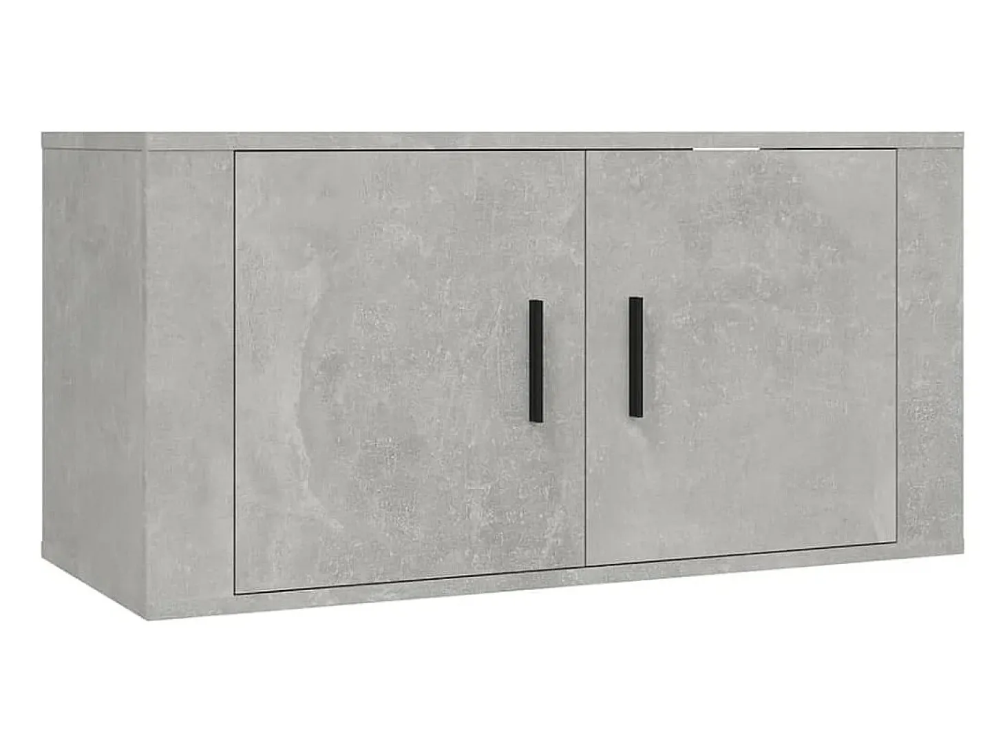 Móvel de TV multimídia para parede prateleira para TV aparador armário para TV para sala de jantar sala de estar quarto 2 peças 80 x 34,5 x 40 cm cinza 02_0028937