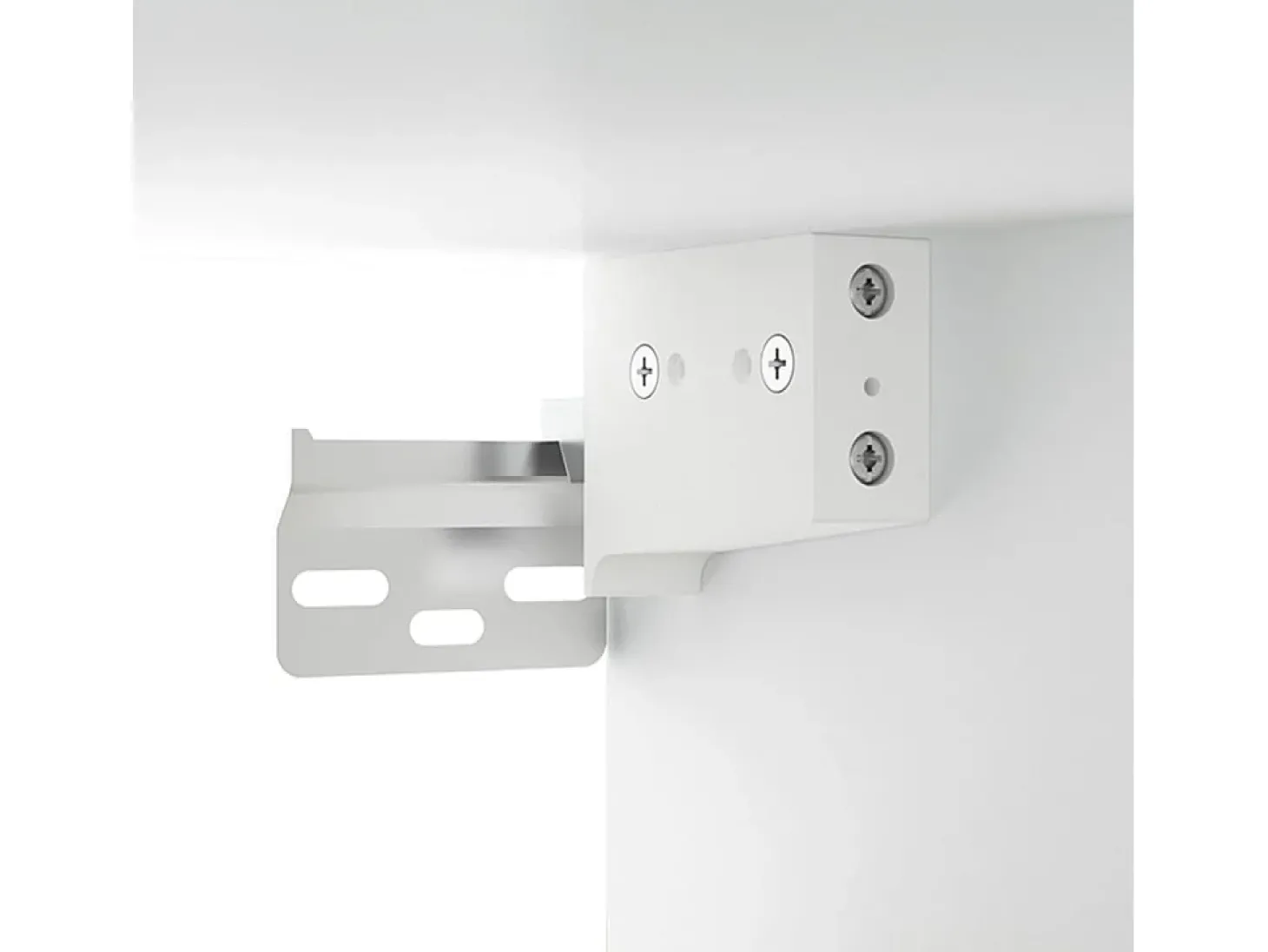 Móvel de TV multimídia para parede prateleira para TV aparador armário para TV sala de jantar sala de estar quarto 3 peças 80 x 34,5 x 40 cm branco 02_0029038