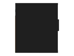 Móvel de TV multimídia para parede prateleira para TV suporte para TV sala de jantar sala de estar quarto 2 peças 40 x 34,5 x 40 cm preto 02_0028911