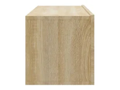 Móvel de TV multimídia para parede prateleira para TV suporte para TV sala de jantar sala de estar quarto 4 peças carvalho Sonoma 100 x 30 x 30 cm marrom 02_0029079