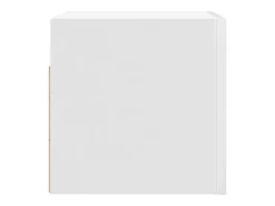 Móvel de TV multimídia para parede prateleira para TV aparador para TV para sala de jantar sala de estar quarto 2 peças 30,5 x 30 x 30 cm branco 02_0028902