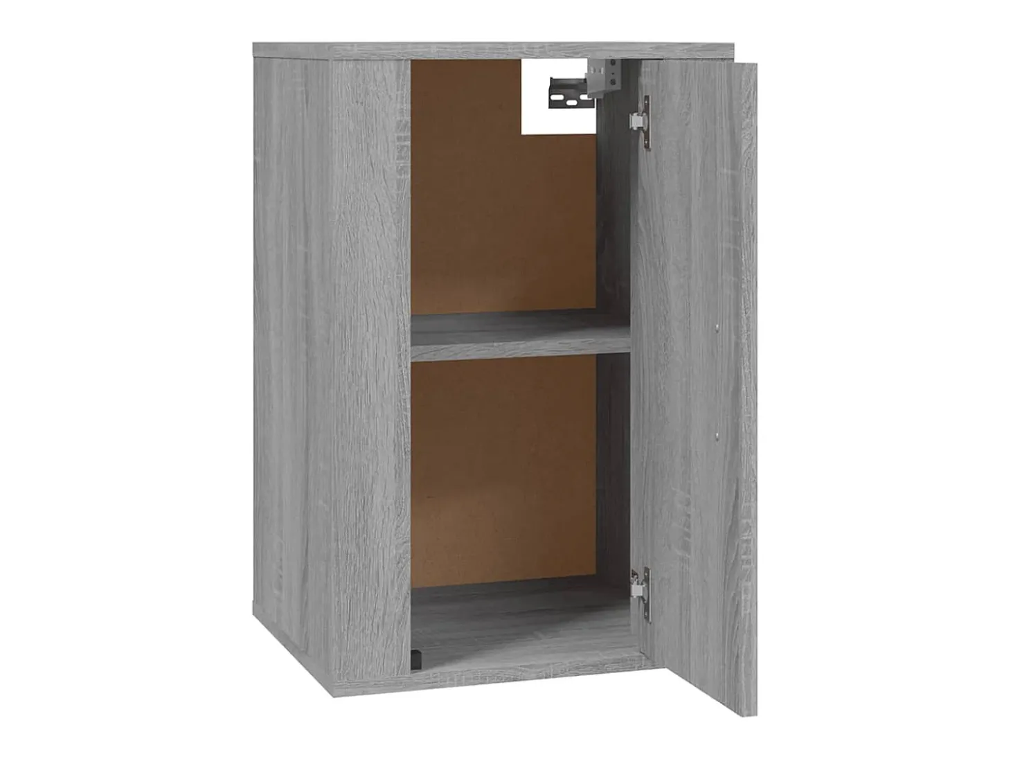 Móvel de TV multimídia para parede prateleira para TV aparador para TV para sala de jantar sala de estar quarto 2 peças Sonoma 40 x 34,5 x 60 cm cinza 02_0029014