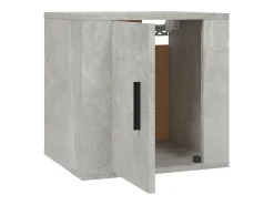 Móvel de TV multimídia para parede prateleira para TV aparador para TV para sala de jantar sala de estar quarto 2 peças 40 x 34,5 x 40 cm cinza 02_0028910
