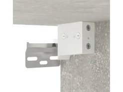 Móvel de TV multimídia para parede prateleira para TV aparador para TV para sala de jantar sala de estar quarto 2 peças 40 x 34,5 x 40 cm cinza 02_0028910