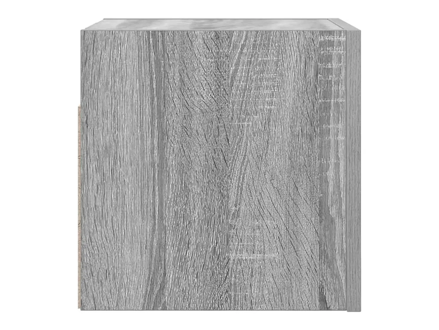 Móvel de TV multimídia para parede prateleira para TV aparador armário para TV sala de jantar sala de estar quarto 4 peças Sonoma 30,5 x 30 x 30 cm cinza 02_0029088