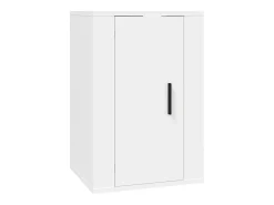 Móvel de TV multimídia para parede prateleira para TV aparador armário para TV sala de jantar sala de estar quarto 2 peças 40 x 34,5 x 60 cm branco 02_0028912