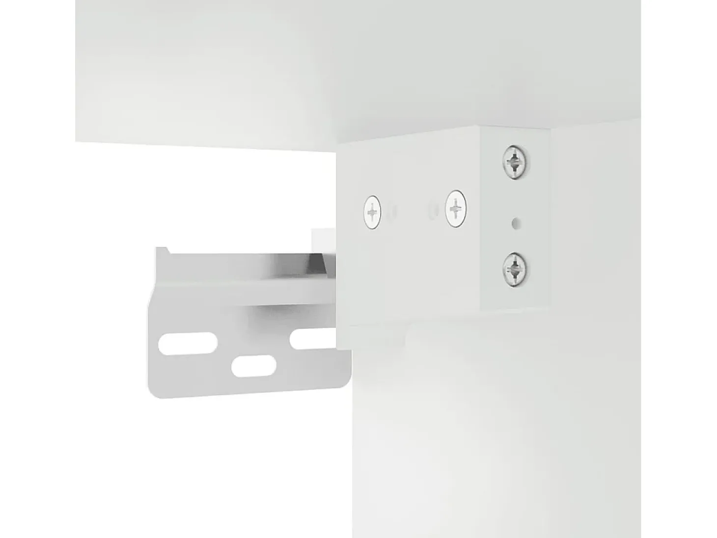 Móvel de TV multimídia para parede prateleira para TV aparador armário para TV sala de jantar sala de estar quarto 2 peças 40 x 34,5 x 60 cm branco 02_0028912