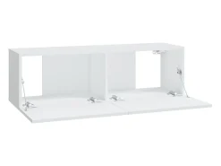 Móvel de TV multimídia para parede prateleira para TV aparador para TV para sala de jantar sala de estar quarto 4 peças 100 x 30 x 30 cm branco 02_0029052
