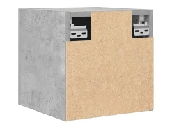 Móvel de TV multimídia para parede prateleira para TV aparador para TV para sala de jantar sala de estar quarto 2 peças 30,5 x 30 x 30 cm cinza 02_0028904