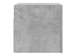 Móvel de TV multimídia para parede prateleira para TV aparador para TV para sala de jantar sala de estar quarto 2 peças 30,5 x 30 x 30 cm cinza 02_0028904