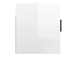 Móvel de TV multimídia para parede prateleira para TV armário para TV sala de jantar sala de estar quarto 2 peças brilhante 40 x 34,5 x 40 cm branco 02_0028947