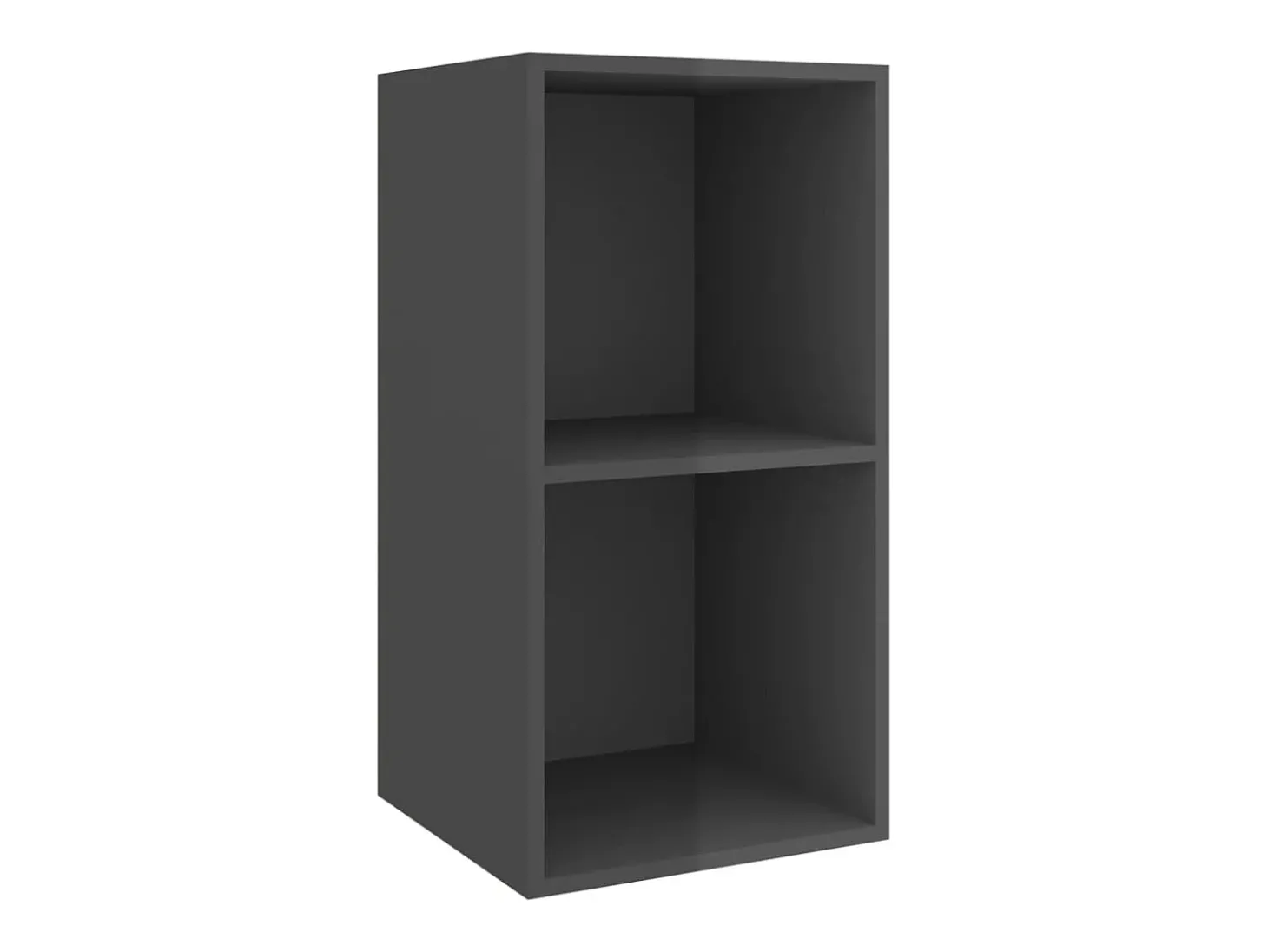 Móvel de TV multimídia para parede prateleira para TV aparador para TV sala de jantar sala de estar quarto 4 peças madeira engenheirada brilhante cinza 02_0029067