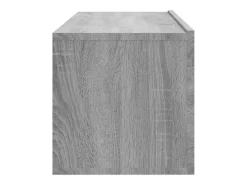 Móvel de TV multimídia para parede prateleira para TV aparador armário para TV sala de jantar sala de estar quarto 4 peças Sonoma 100 x 30 x 30 cm cinza 02_0029087
