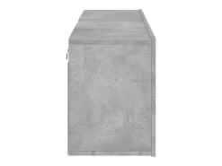 Móvel de TV multimídia para parede prateleira para TV aparador para TV para sala de jantar sala de estar quarto 2 peças 60 x 30 x 41 cm cinza 02_0028928