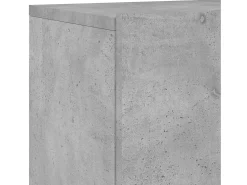 Móvel de TV multimídia para parede prateleira para TV aparador para TV para sala de jantar sala de estar quarto 2 peças 60 x 30 x 41 cm cinza 02_0028928