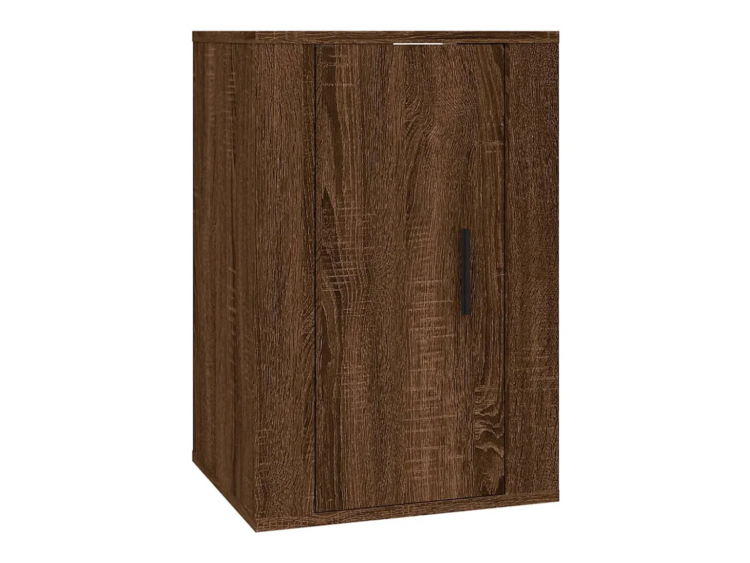 Móvel de TV multimídia para parede prateleira para TV aparador para TV para sala de jantar sala de estar quarto 2 peças carvalho 40 x 34,5 x 60 cm marrom 02_0028968