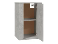 Móvel de TV multimídia para parede prateleira para TV aparador para TV para sala de jantar sala de estar quarto 2 peças 40 x 34,5 x 60 cm cinza 02_0028913