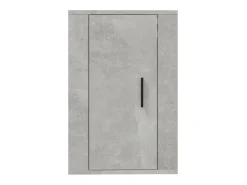 Móvel de TV multimídia para parede prateleira para TV aparador para TV para sala de jantar sala de estar quarto 2 peças 40 x 34,5 x 60 cm cinza 02_0028913