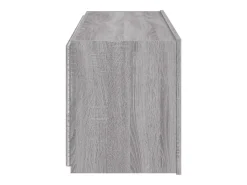 Móvel de TV multimídia prateleira de TV aparador de TV sala de jantar sala de estar quarto parede com luzes LED sonoma 100 x 35 x 41 cm cinza 02_0028038