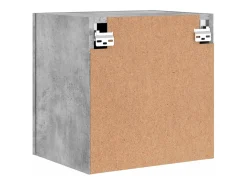 Móvel de TV multimídia prateleira de TV aparador de TV sala de jantar sala de estar quarto parede 405 x 30 x 40 cm madeira projetada cinza 02_0027781