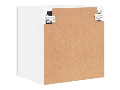 Móvel de TV multimídia prateleira de TV aparador de TV sala de jantar sala de estar quarto parede 405 x 30 x 40 cm madeira de engenharia branca 02_0027780